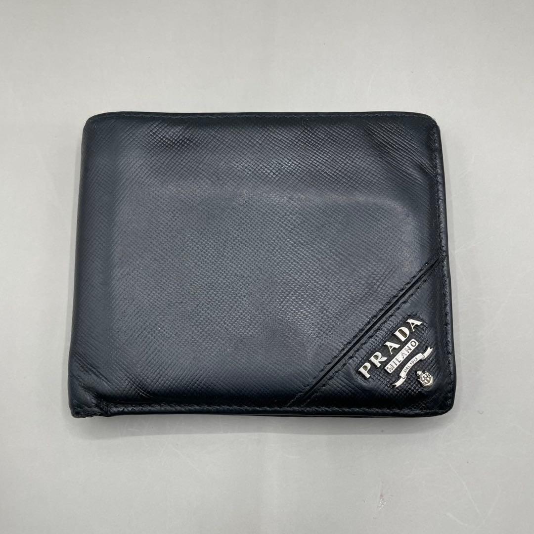 小物 Prada Triangle Logo Bifold Wallet