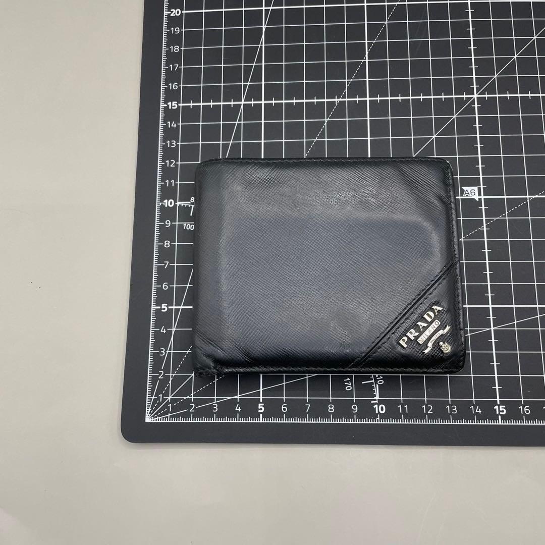 小物 Prada Triangle Logo Bifold Wallet