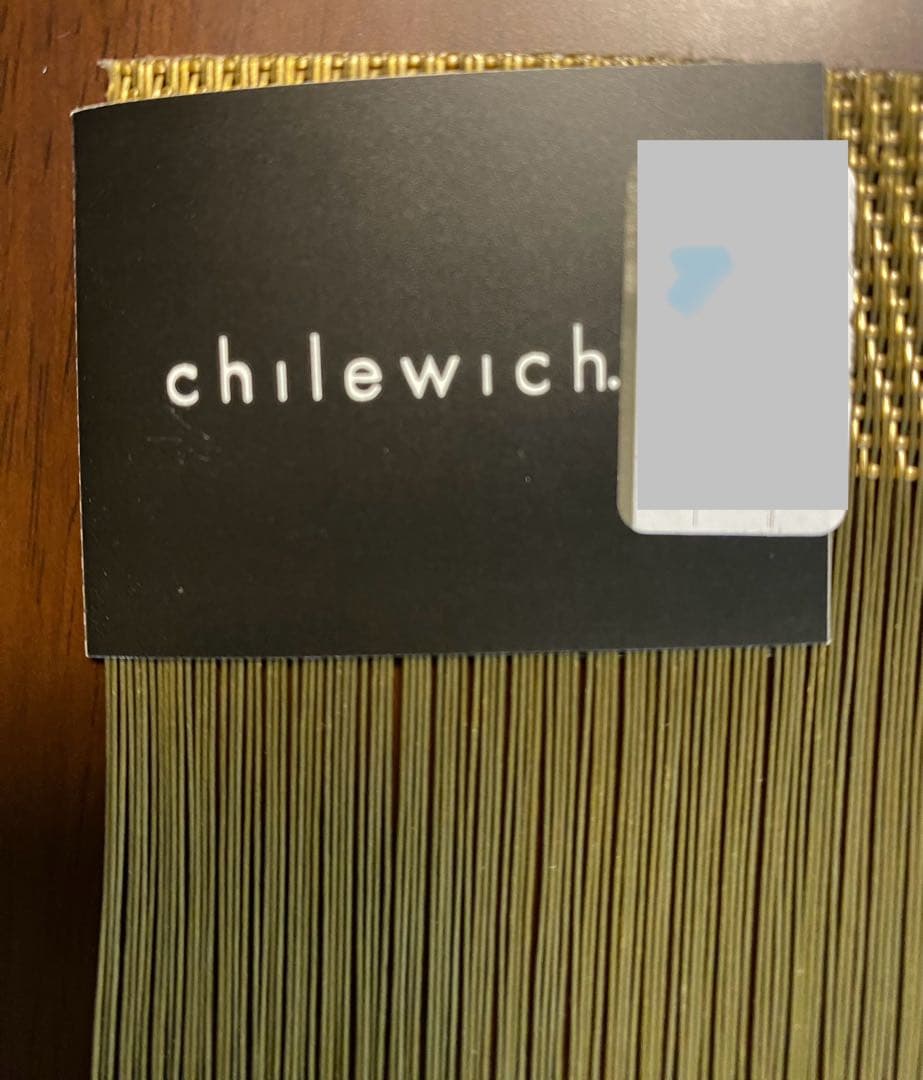 chilewich TuxedoGold ランチョンマット36x48cm 5枚組