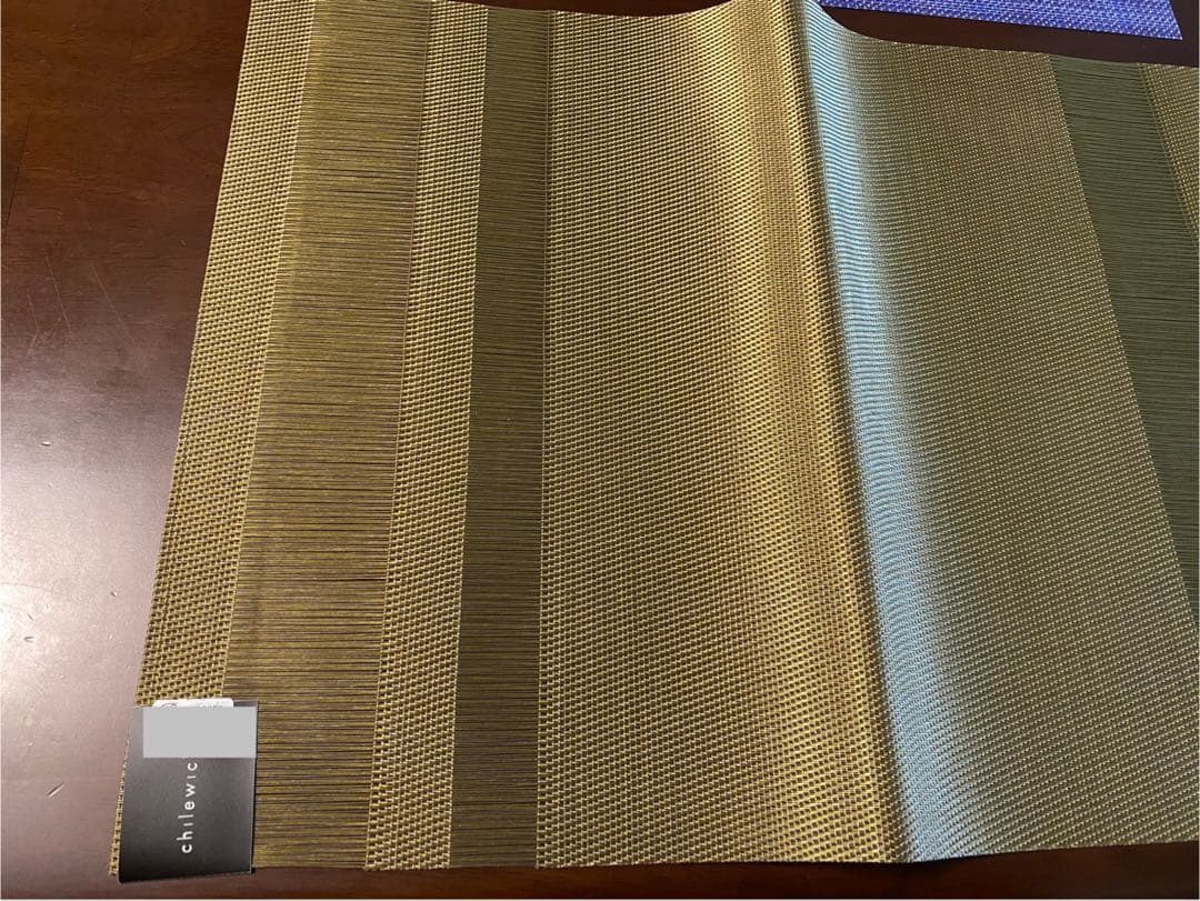 chilewich TuxedoGold ランチョンマット36x48cm 5枚組