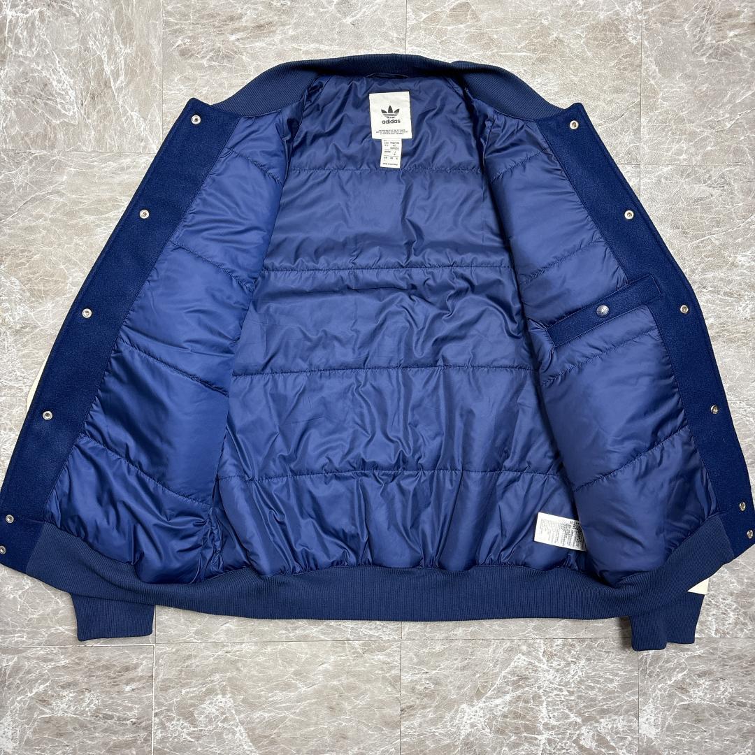 希少 adidas Studium JKT XL アディダス レザー スタジャン