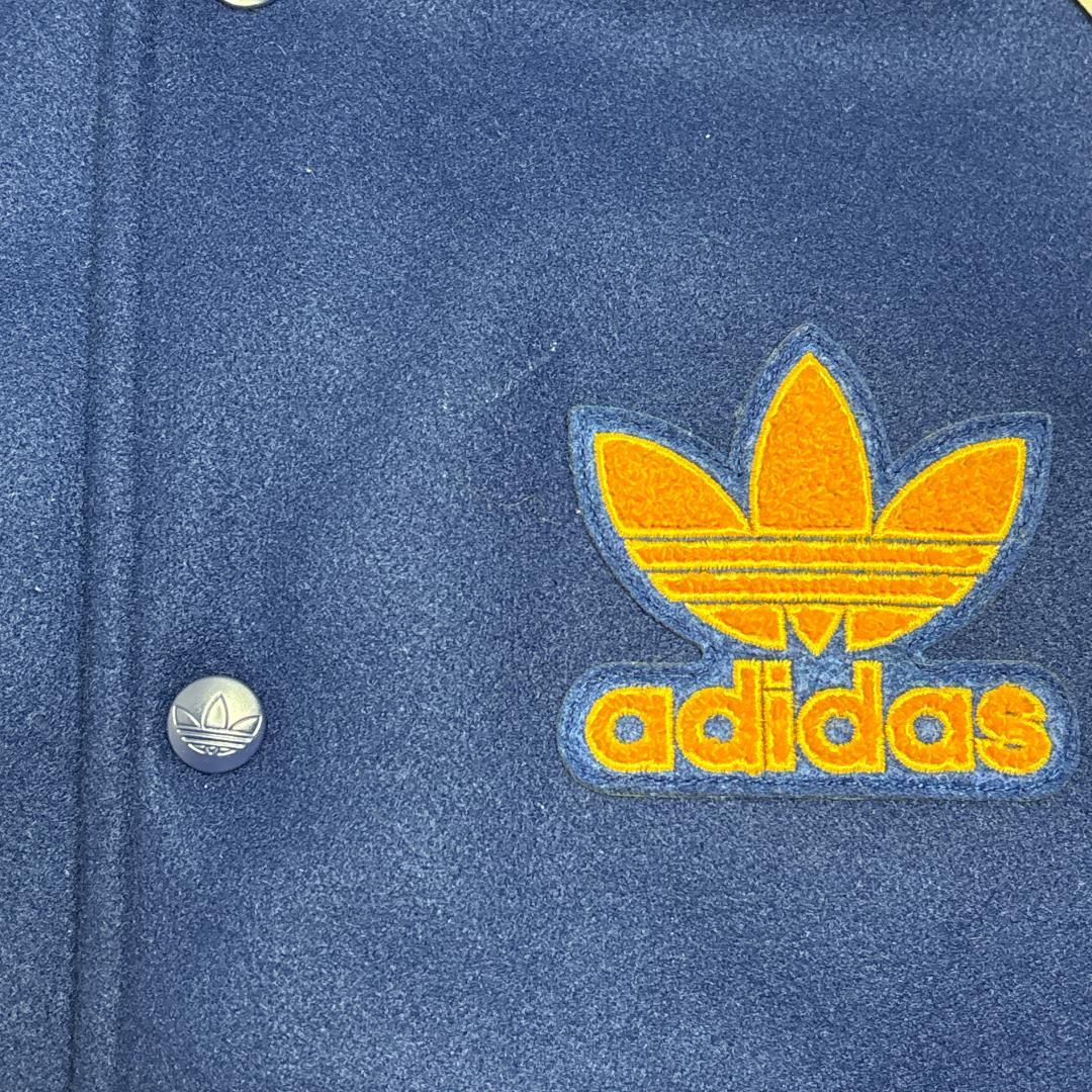 希少 adidas Studium JKT XL アディダス レザー スタジャン