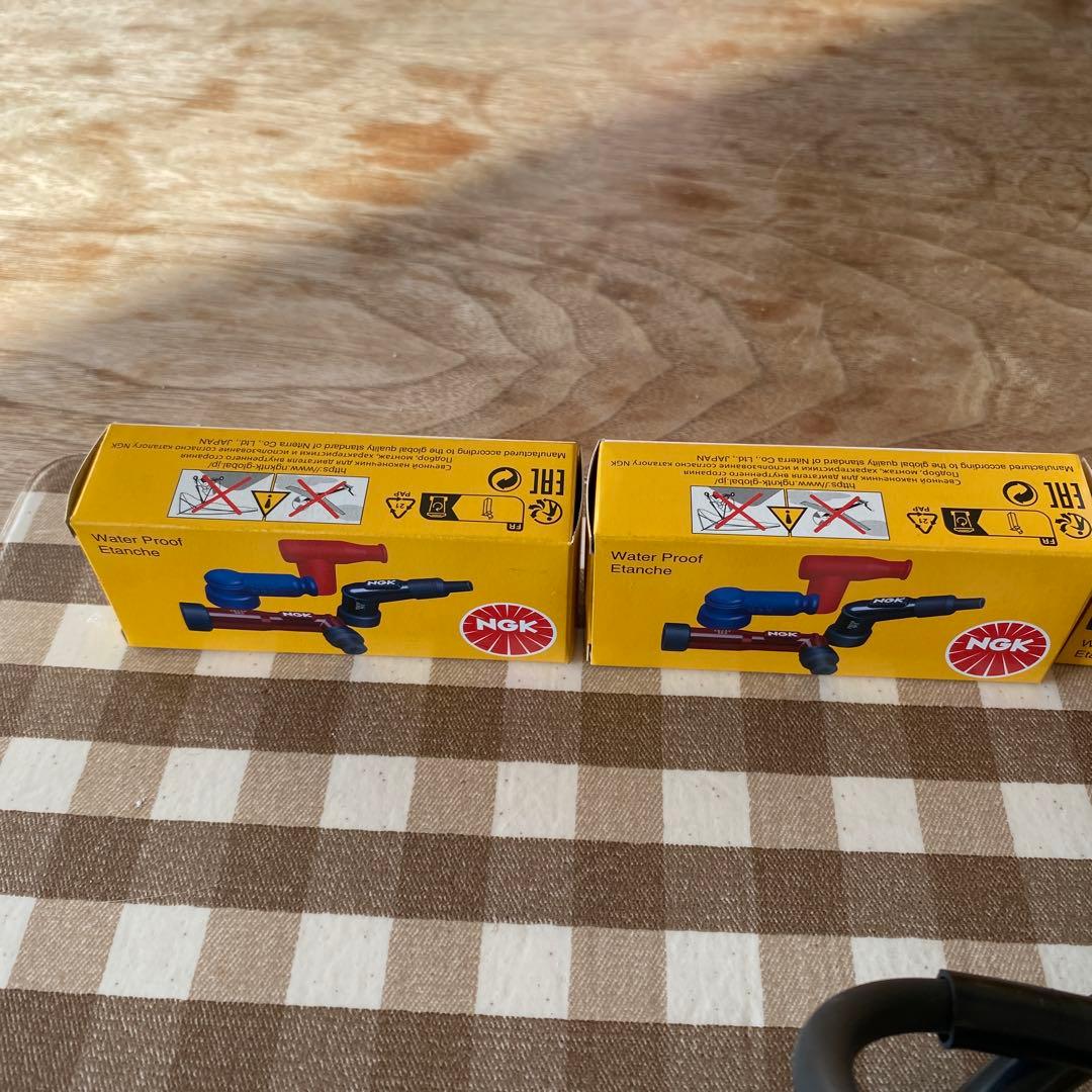 カワサキz1強化イグニションコイル　プラグコード　キャップ　NGKプラグセット