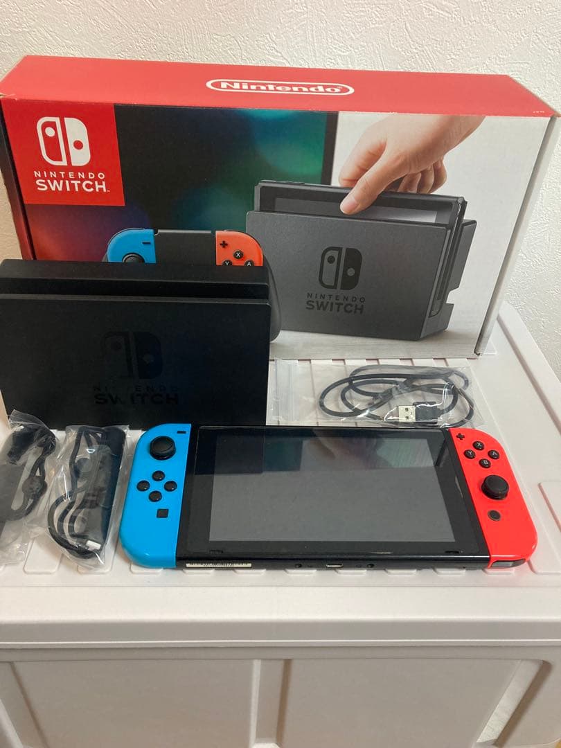 【ジャンク品、箱付き】Nintendo Switch 本体