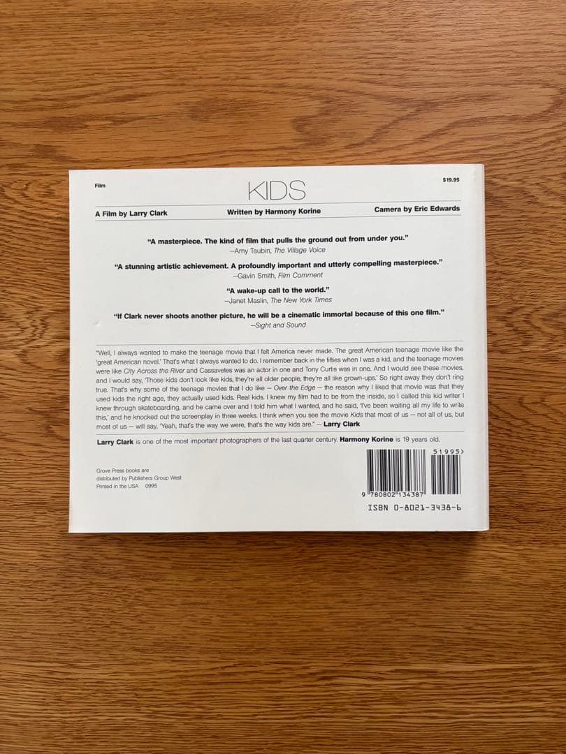 KIDS Larry Clark 写真集