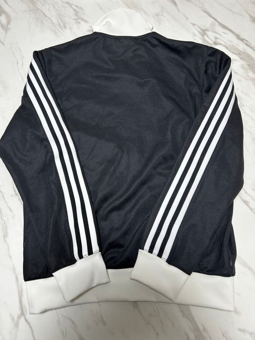 adidas トラックジャケット ドイツ　黒/白　XL