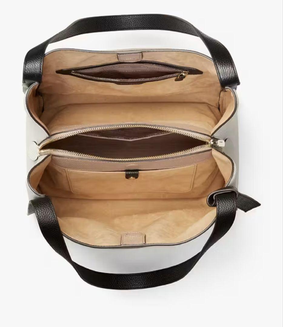 kate spade ノット カラーブロック ラージ ショルダーバッグ