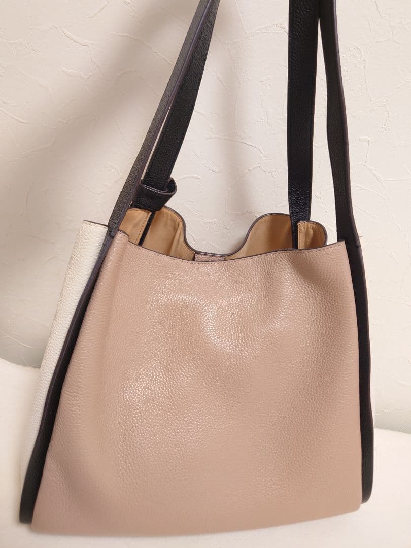 kate spade ノット カラーブロック ラージ ショルダーバッグ