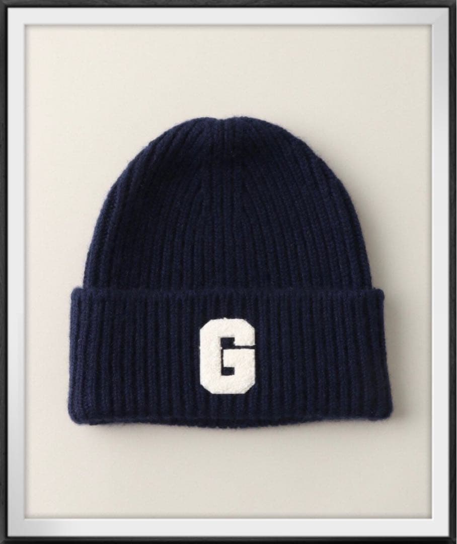 完売！新品☆L'Appartement グッド グリーフ BEANIE☆紺