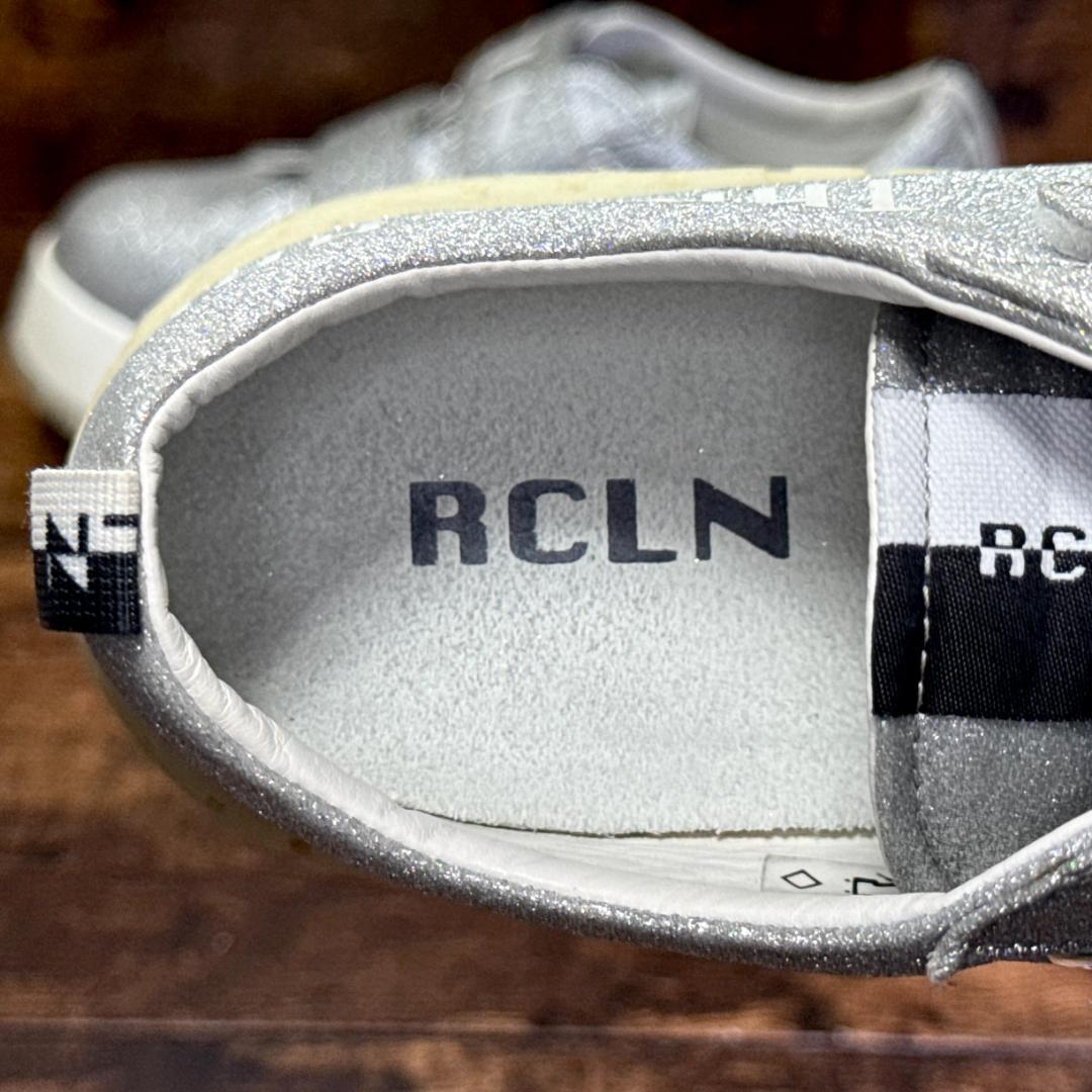 ☆即発 RUCOLINE シルバー グリッター プラットフォーム スニーカー厚底