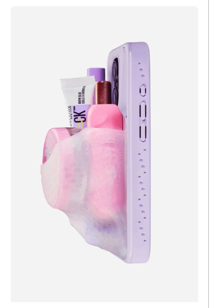 Ninja Labs iPhone 16 フレックスポーチ ラベンダークリア