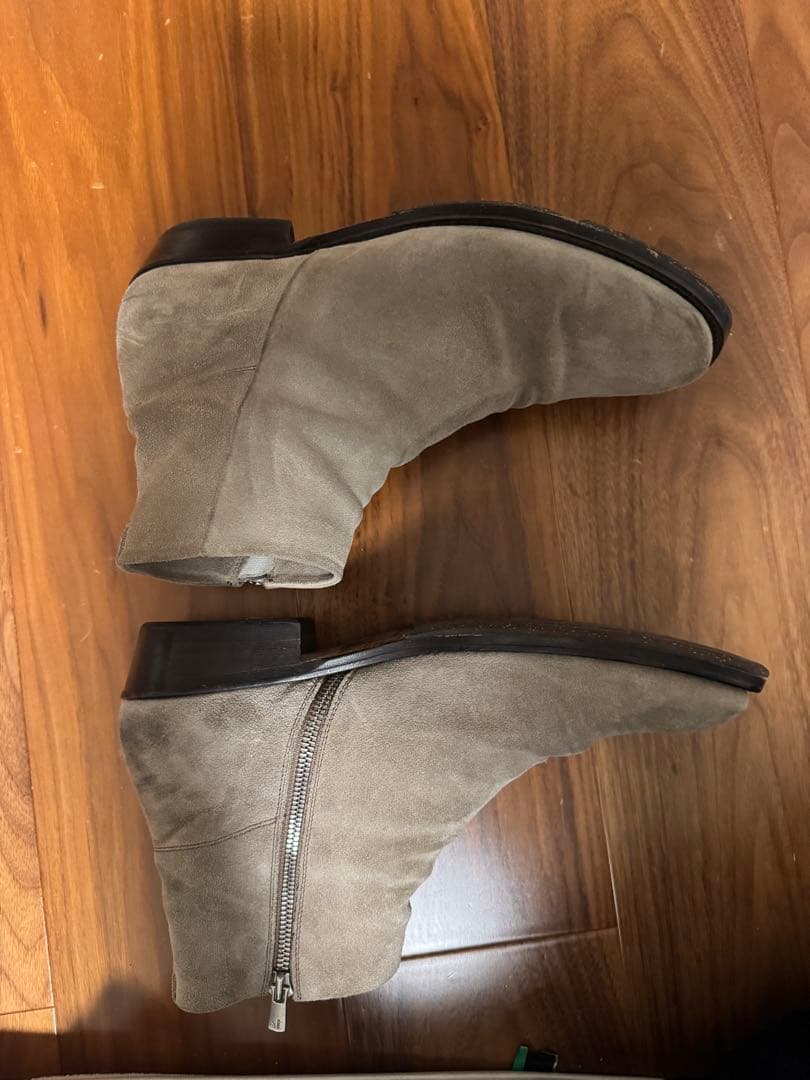 EARLE アール サイドジップ スエードブーツ 43 27.5cm 革靴