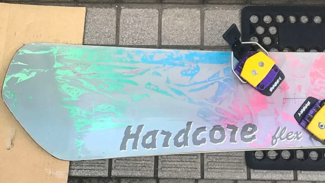 POGO スノーボード　ハードコアフレックスアルペンボード.ビンデング付き