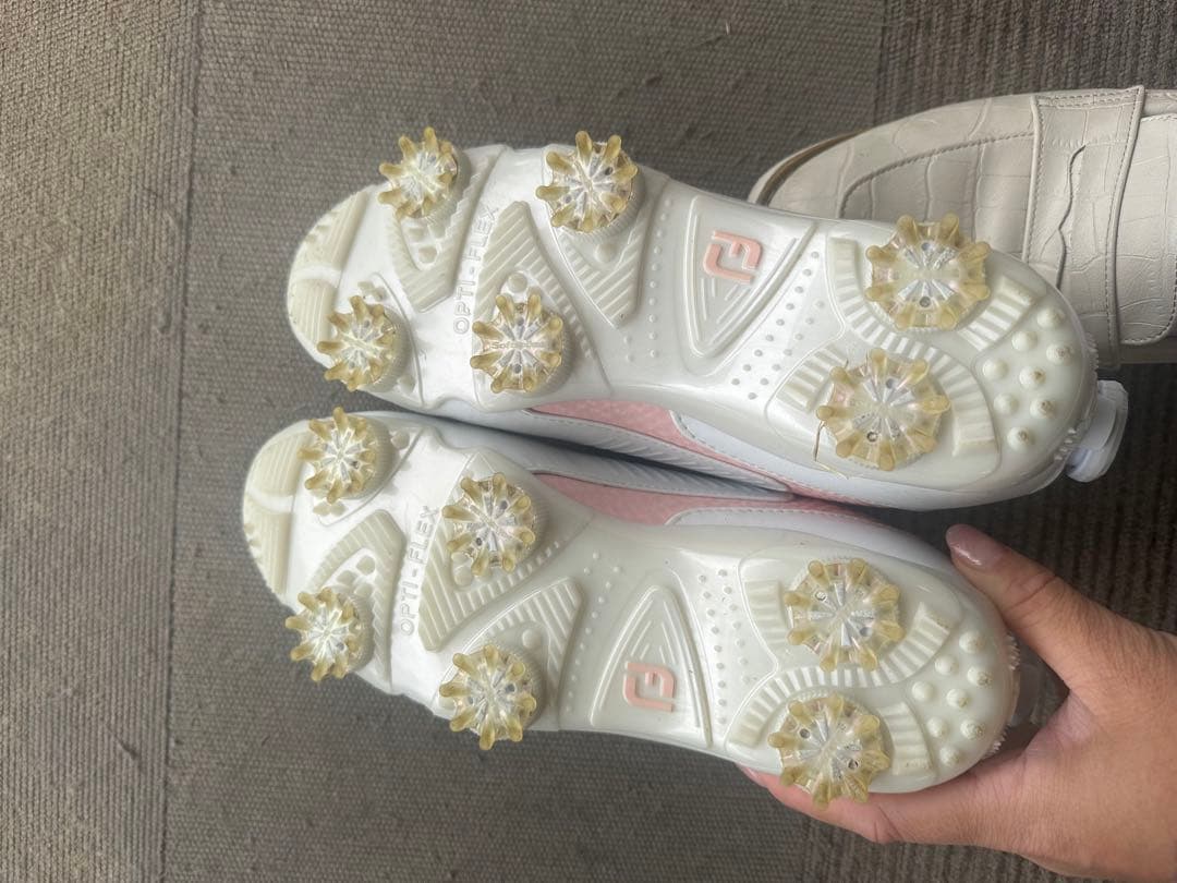 FootJoy ゴルフシューズ 女性用 ホワイト/ピンク