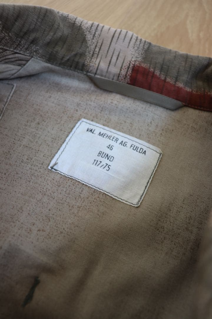 50s 西ドイツ軍 スプリッター迷彩 フィールドジャケット