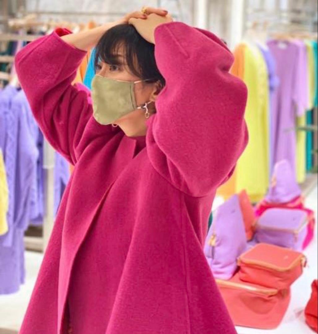 未使用 定価28万 マイラン カシミヤ100% リバーシブルコート 超軽量