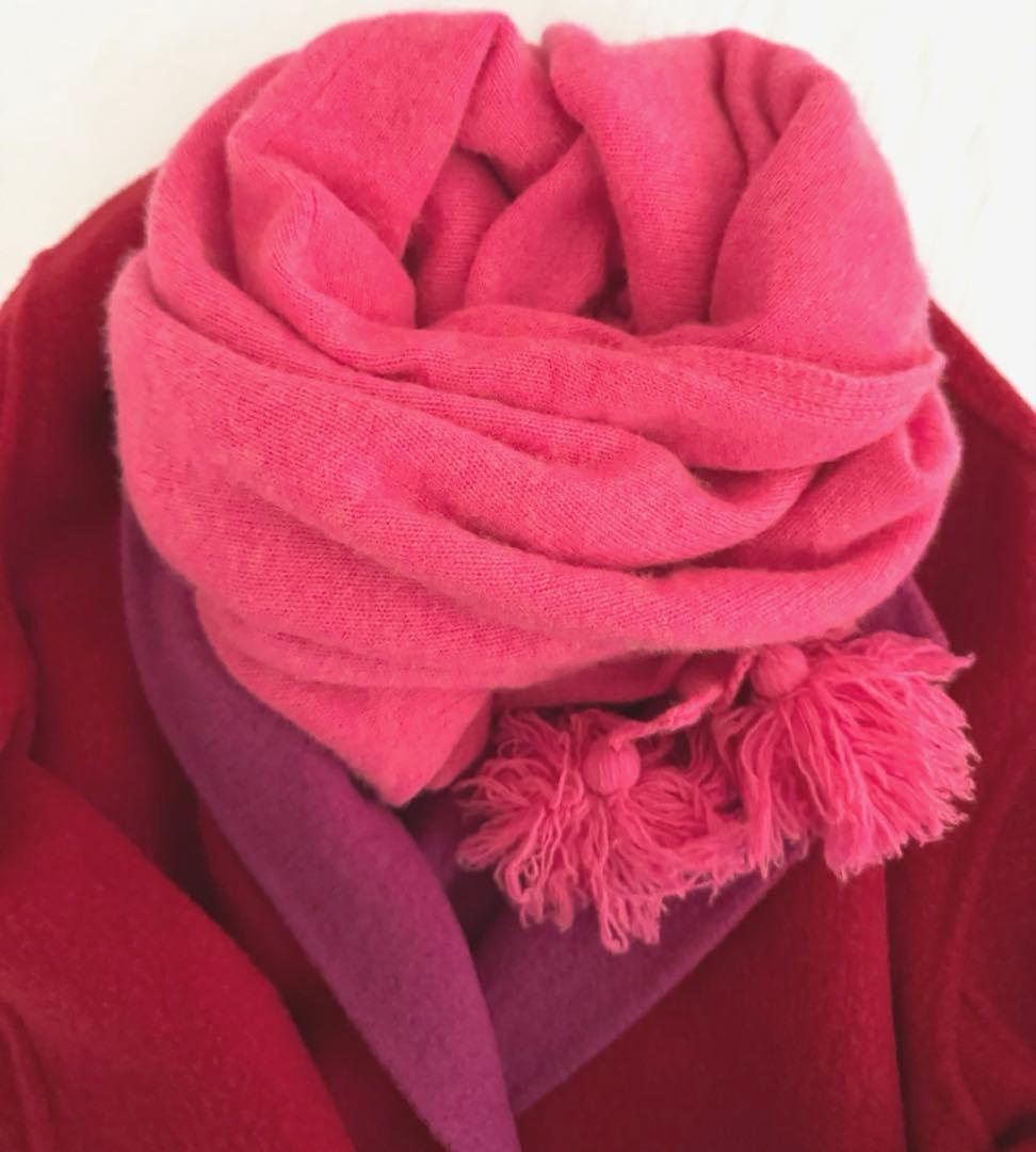 未使用 定価28万 マイラン カシミヤ100% リバーシブルコート 超軽量