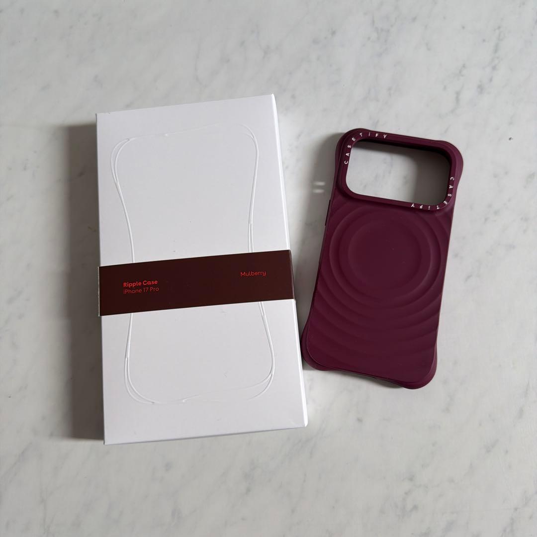 17Pro casetify ウェーブシリコンケース