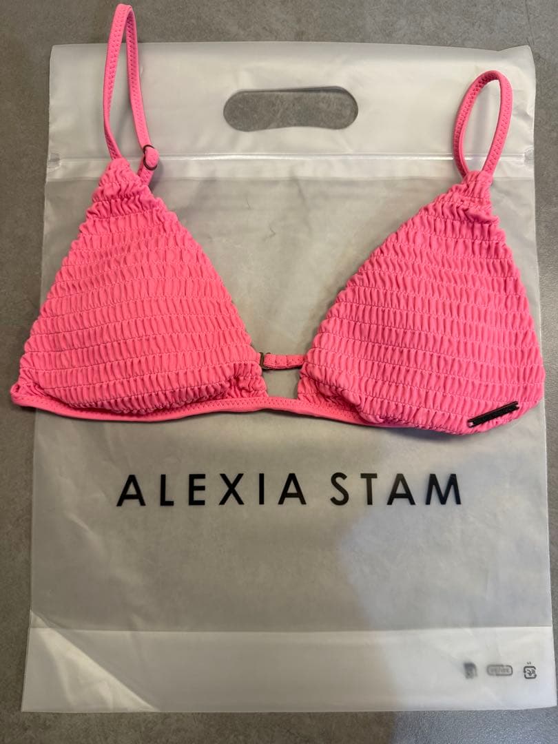 ALEXIA STAM ピンク ビキニブラ Sサイズ