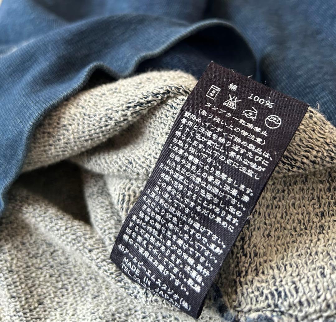 45rpm インディゴスウェット