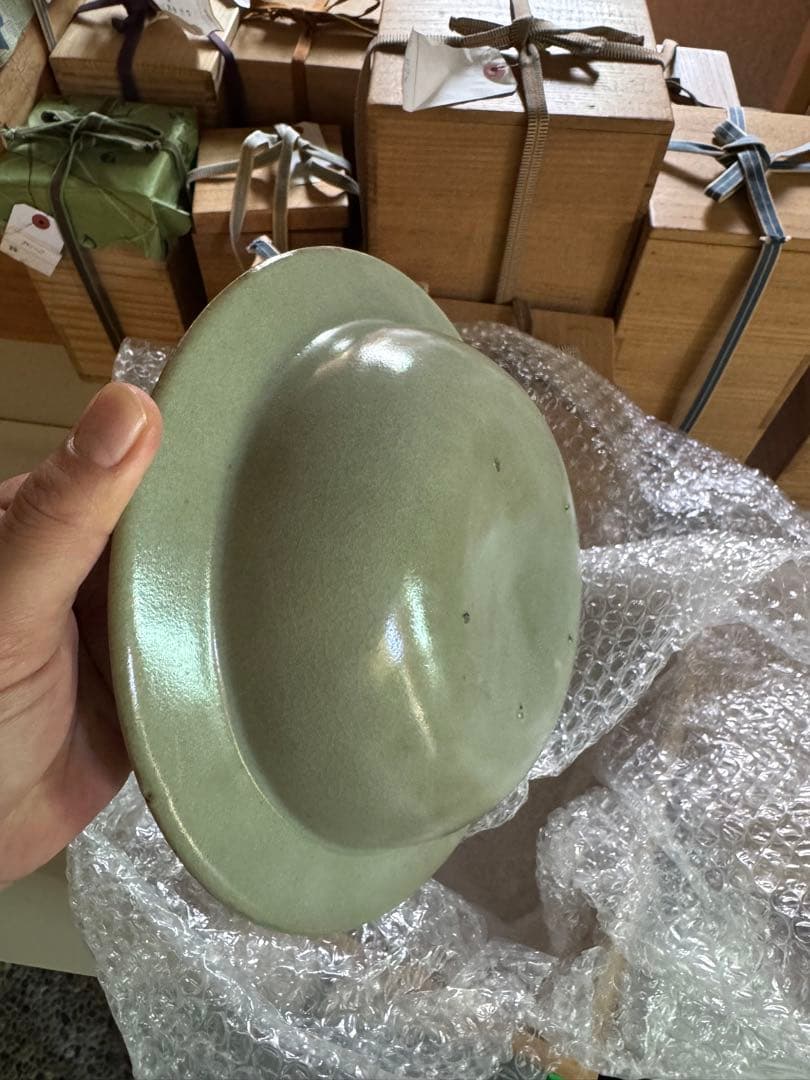 ‼️Salvia Shop‼️リサイクルFORT‼️旧家から直送唐物①‼️汝窯平鉢