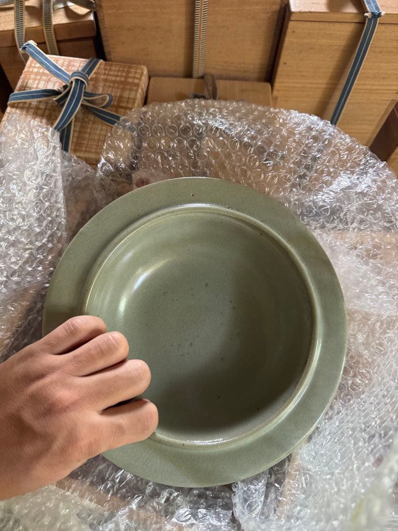 ‼️Salvia Shop‼️リサイクルFORT‼️旧家から直送唐物①‼️汝窯平鉢