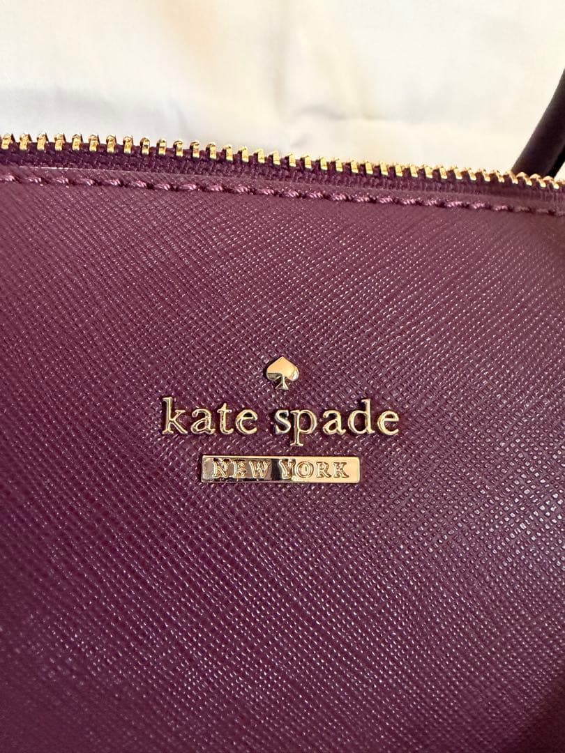 【kate spade】 パープル ショルダーバッグ