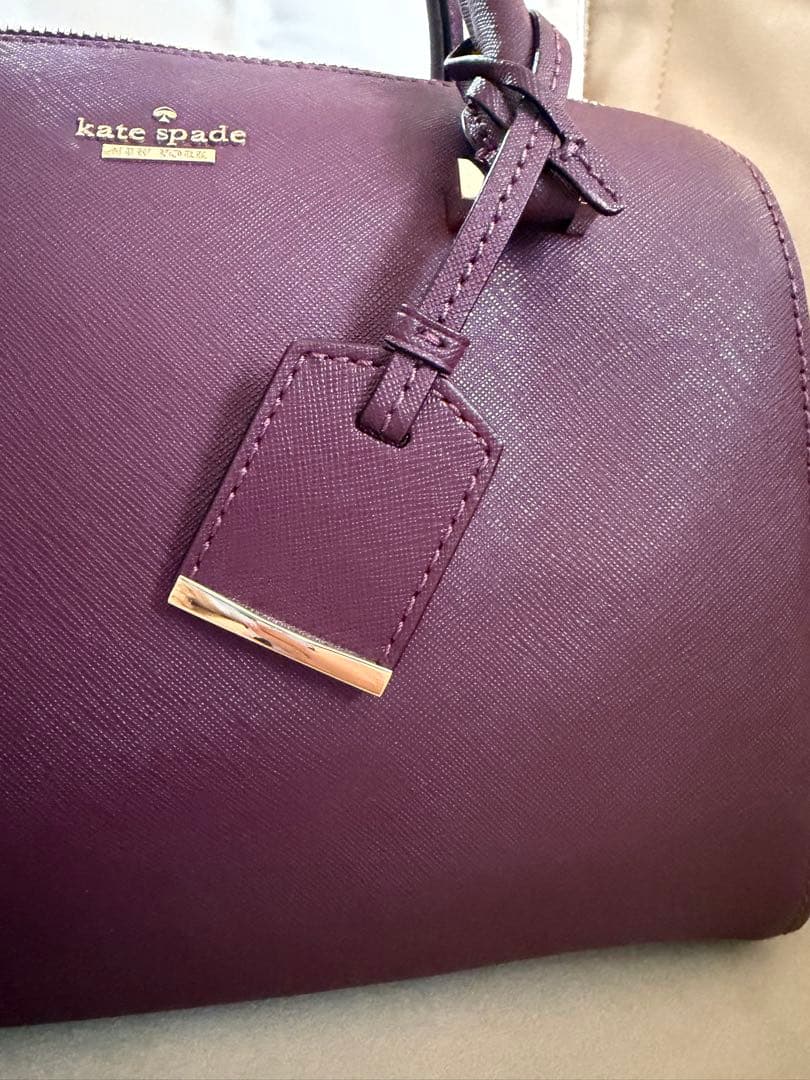 【kate spade】 パープル ショルダーバッグ