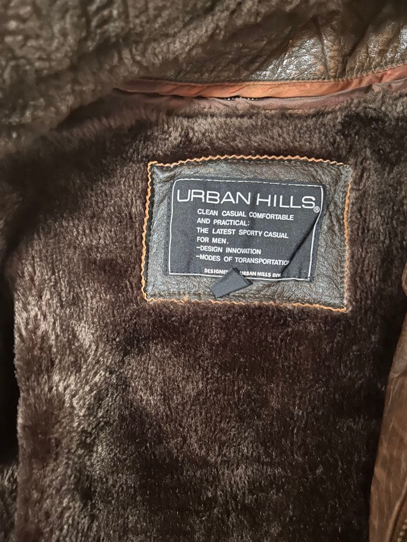 URBAN HILLS ダークブラウン G-1フライトジャケット