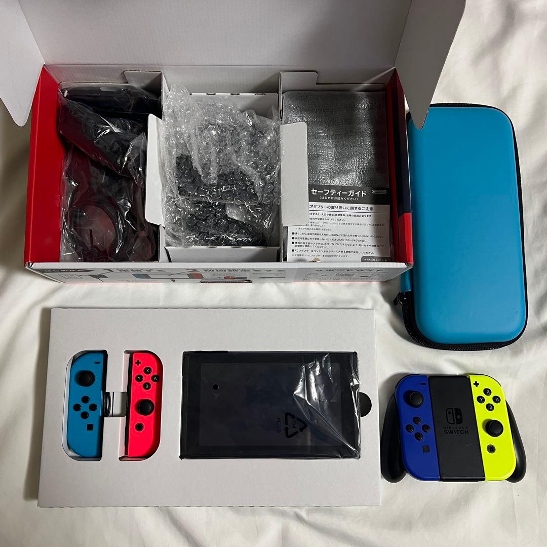 【初期化済み】Nintendo Switch ジョイコン1set +ケース付き
