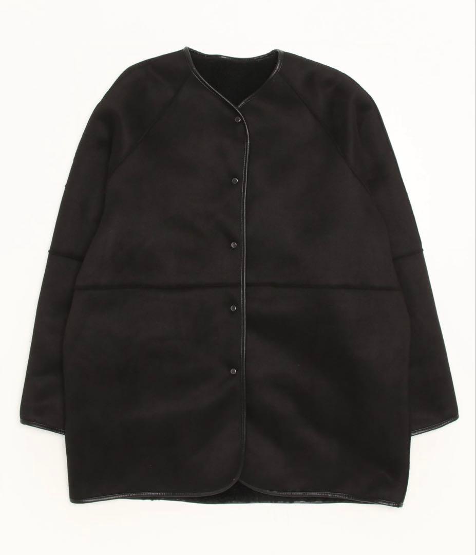 BEAUTY&YOUTH ボアスエードジャケット　黒　コート