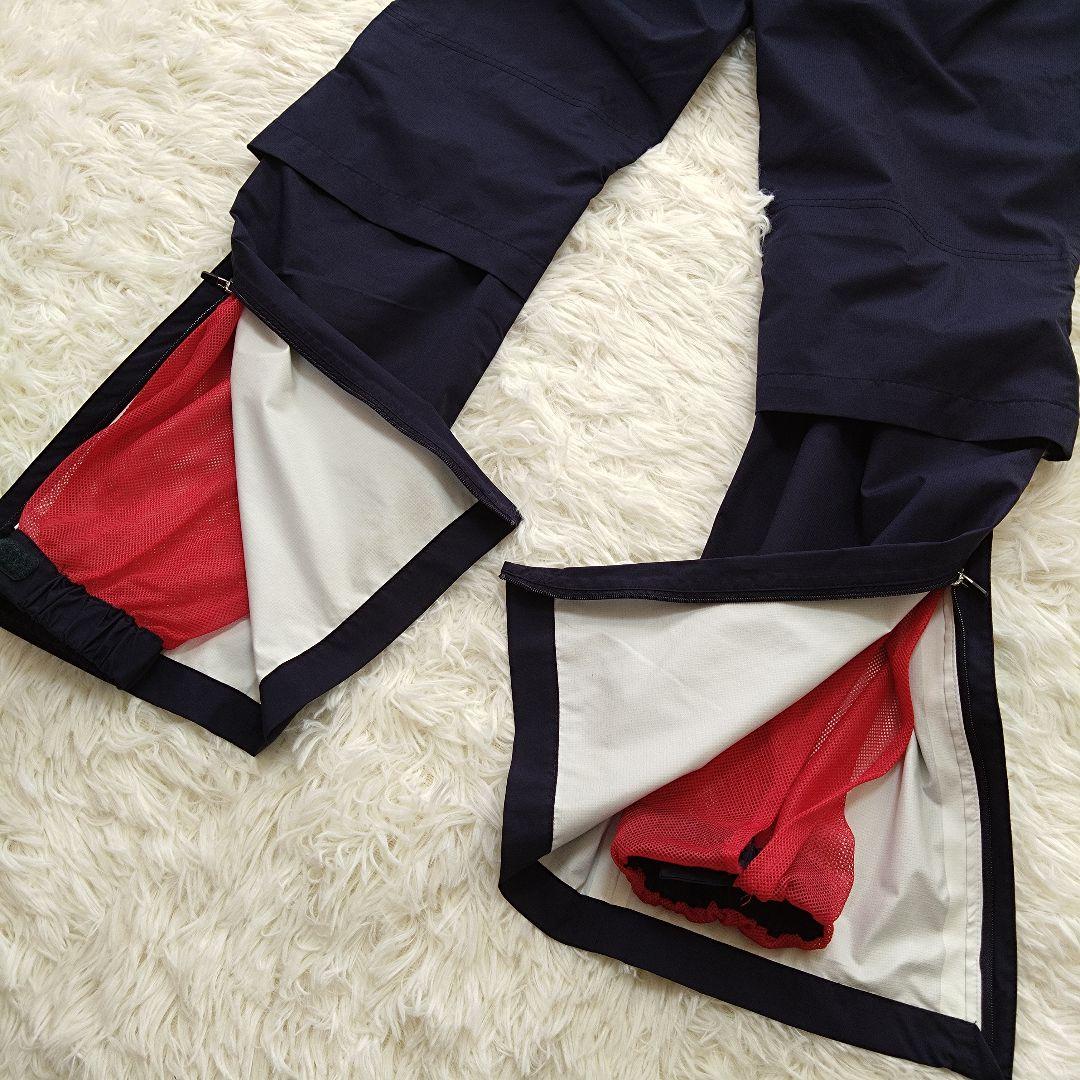 美品 マスターバニー レインウェア セットアップ 2way ゴルフ ネイビー S