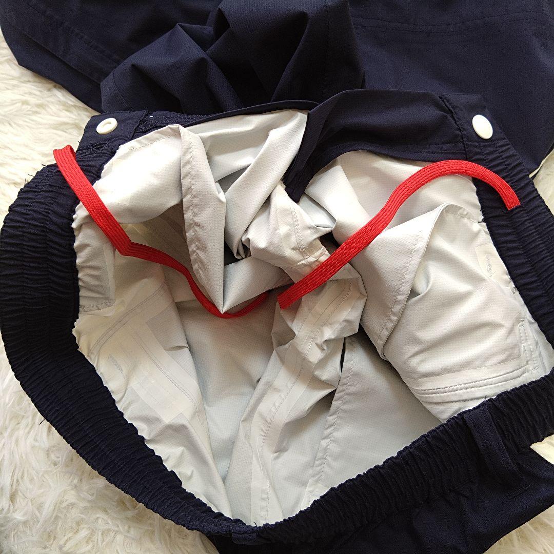 美品 マスターバニー レインウェア セットアップ 2way ゴルフ ネイビー S