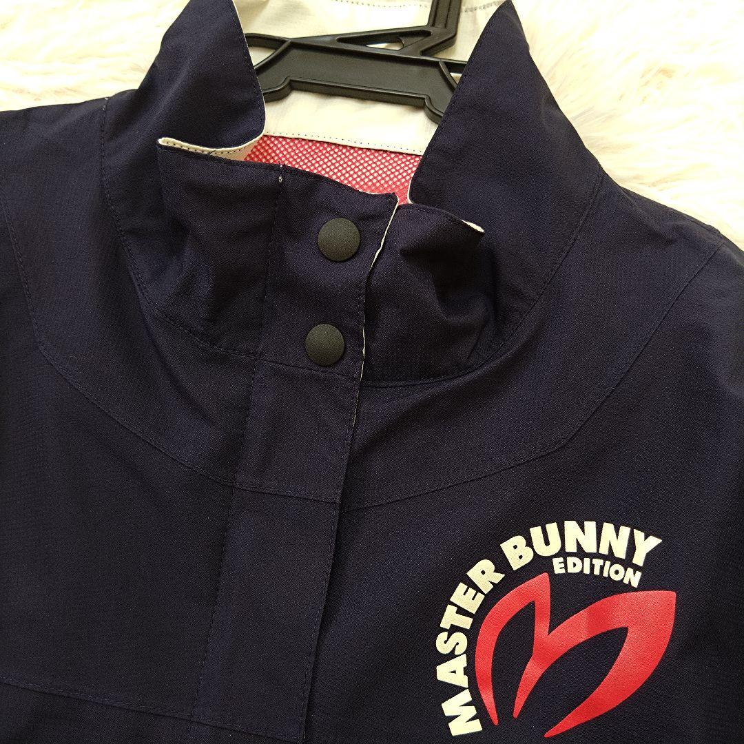 美品 マスターバニー レインウェア セットアップ 2way ゴルフ ネイビー S