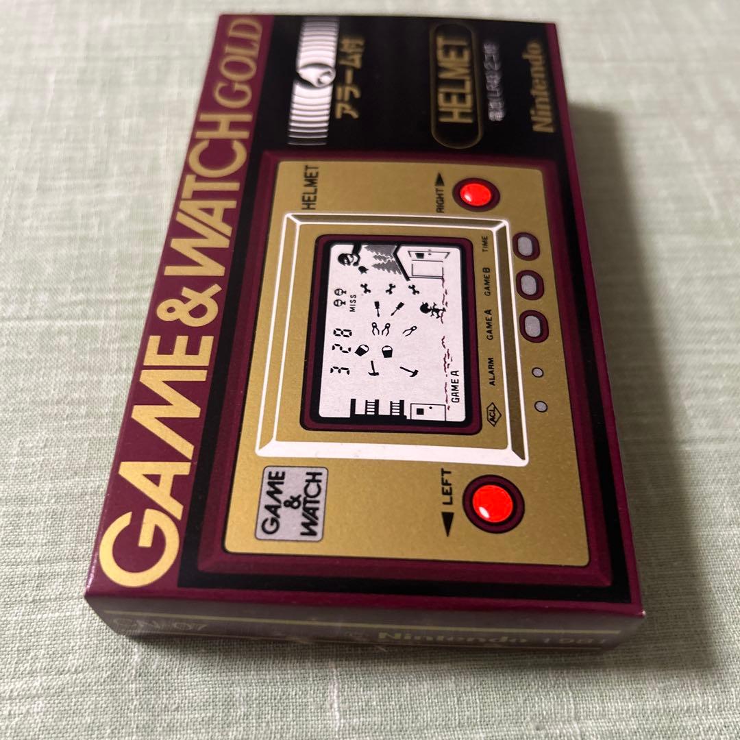 GAME&WATCH GOLD アラーム付き　HERMET