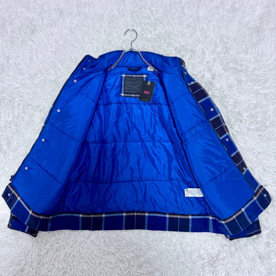 まーちゃん様【新品タグ付】リーバイス デニム 切替 チェック 中綿ジャケット