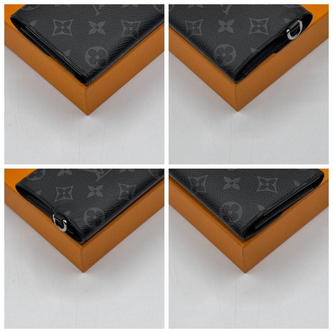 未使用級 ルイヴィトン モノグラム エクリプス チェーン コンパクト ウォレット