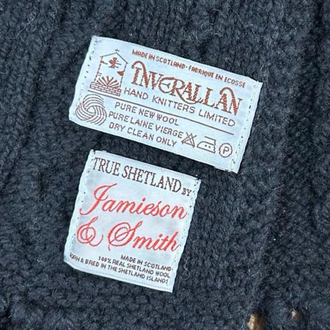 INVERALLAN Jamieson&Smith フィッシャーマン マフラー