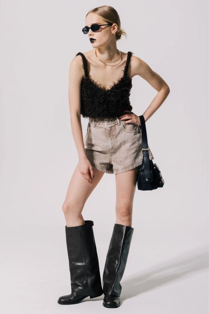 パンツ THE TOE Olympia Short Denim Pants