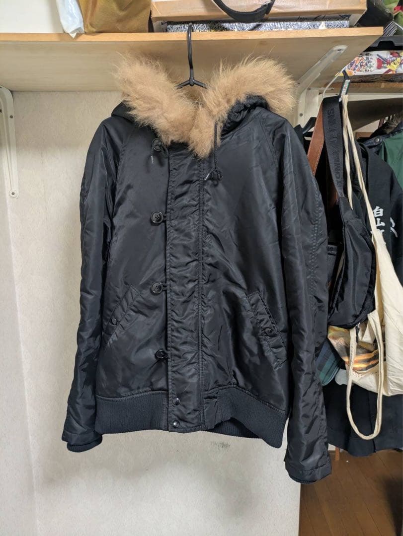 Schott n2b ブラック フライトジャケット XL