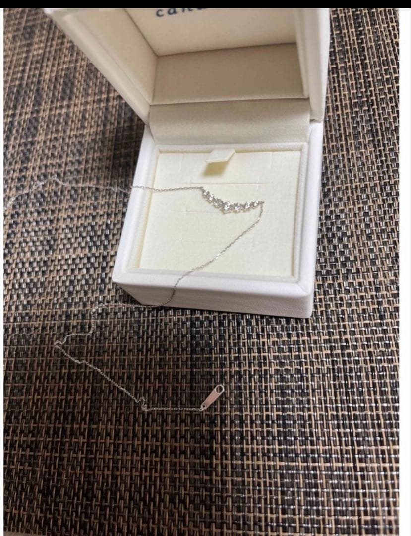 canal4℃ ホワイトゴールドダイヤネックレス