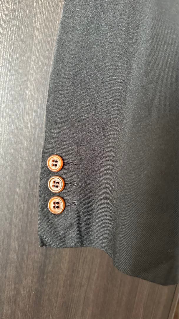 コムデギャルソンオムプリュス 定番 エステル縮絨 2ボタンジャケット ポリ縮