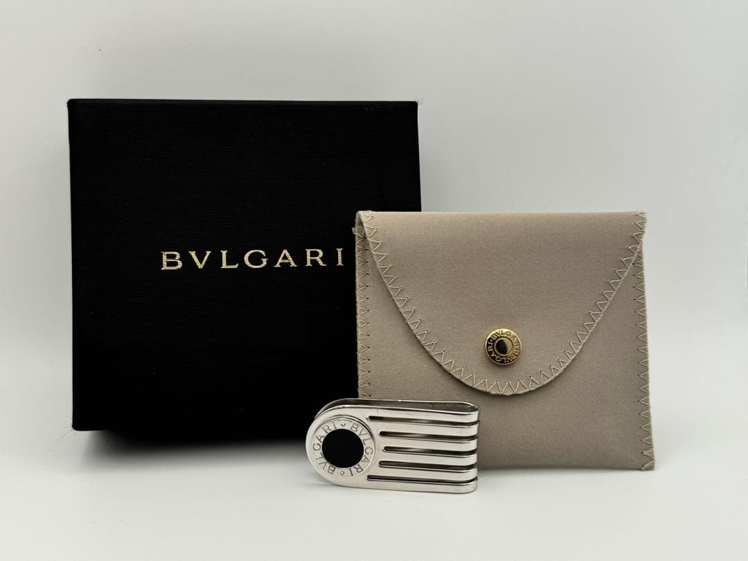 BVLGARI ステンレススチール マネークリップ