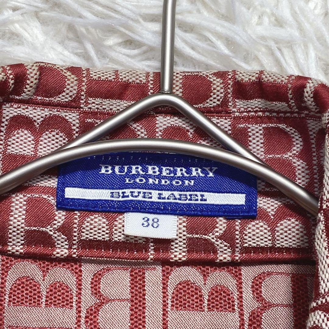 希少古着【38】バーバリー ロンドンブルーレーベル デニムジャケット　薄手そ