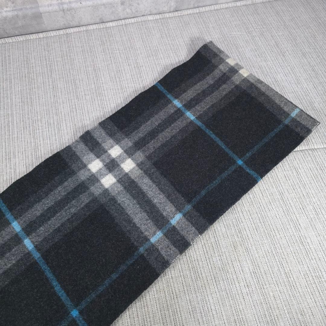 希少　BURBERRY　バーバリー　メガチェック　カシミヤ　マフラー　100％