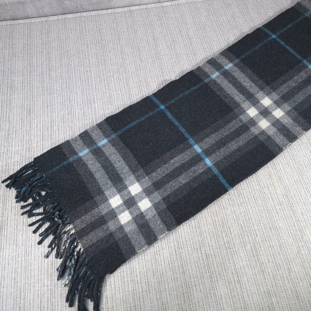 希少　BURBERRY　バーバリー　メガチェック　カシミヤ　マフラー　100％