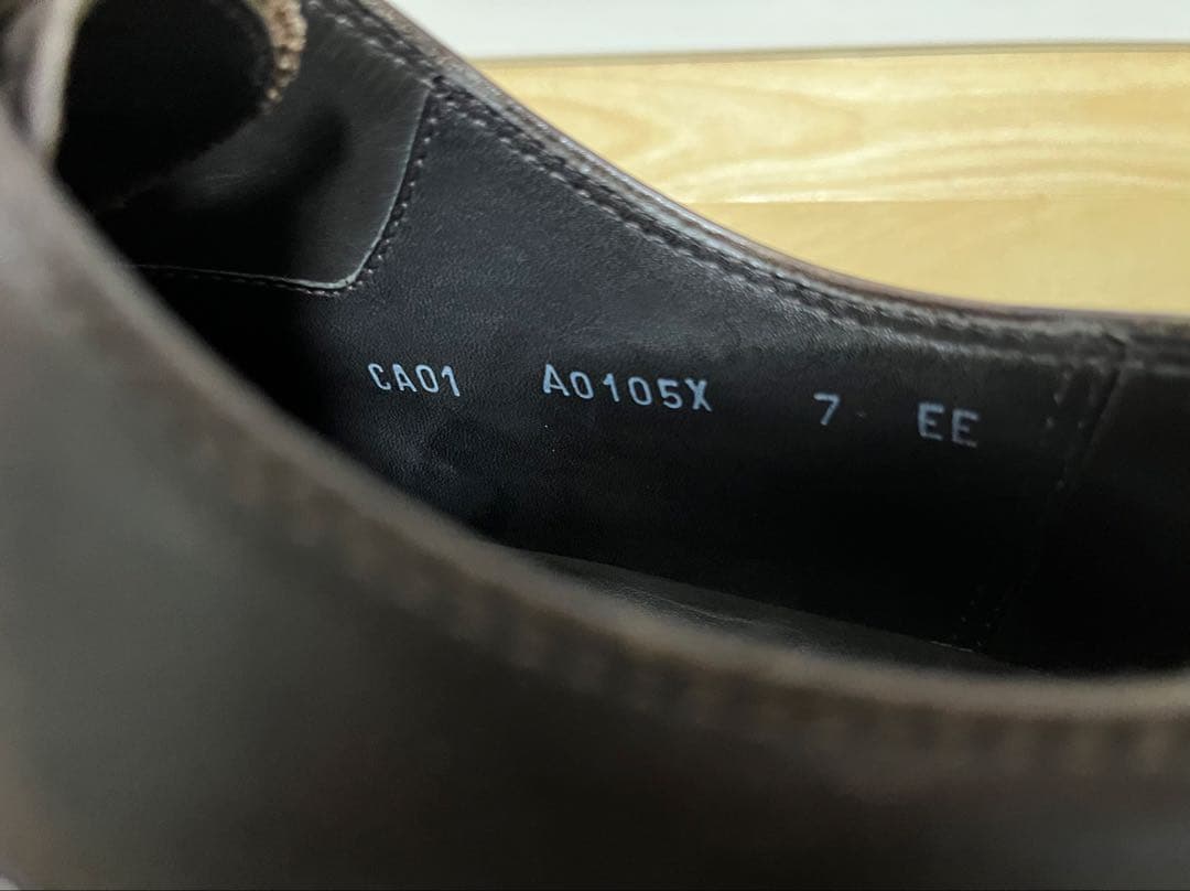 Ermenegildo Zegna 7EE A0105X 25cm 革靴 ゼニア