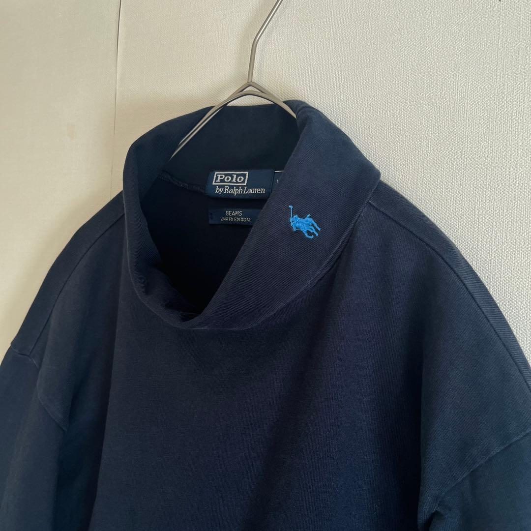 【希少コラボ】ラルフローレン×BEAMS LIMITEDハイネックカットソーQR