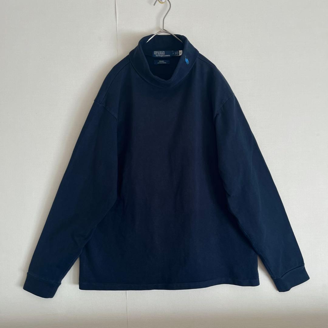 【希少コラボ】ラルフローレン×BEAMS LIMITEDハイネックカットソーQR