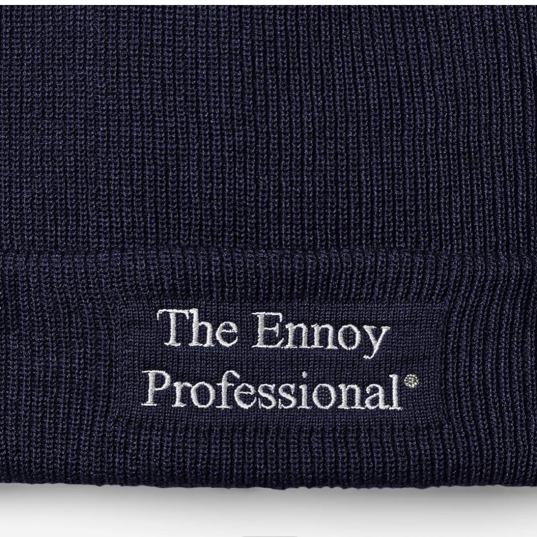 【新作】ENNOY PROFESSIONAL KNIT CAP (NAVY)